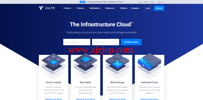 VULTR：充多少送多少(有效期 12 个月),19 个机房 KVM 月付 3.5 美元起(支持按小时计费)