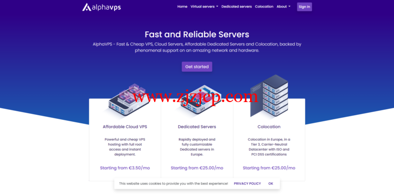 AlphaVPS：€39/月/2*E5-2630Lv2/32G 内存/480G SSD 硬盘/20T 流量/1Gbps 带宽/保加利亚