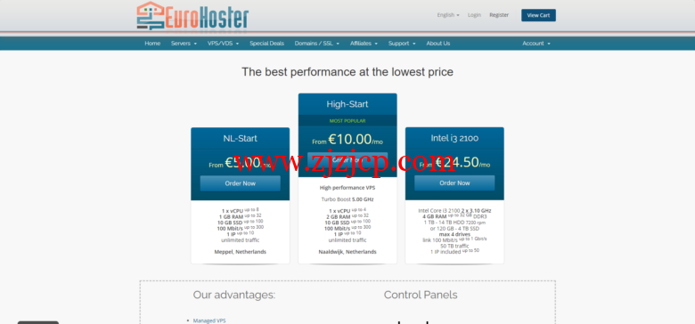 EuroHoster：万圣节促销，首月 5 折，荷兰机房/保加利亚机房，€2.5/月