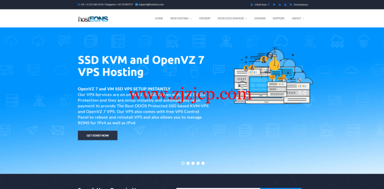 hostEONS：双 11 促销，美国 VPS 年付$21 起，新购给双倍流量、双倍硬盘，1Gbps 带宽自带 100Gbps DDoS 防御