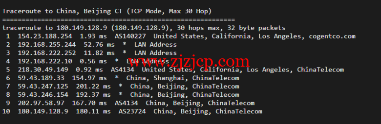 华纳云：美国独立服务器，E5-2660/16G 内存/50MCN2+AS9929 线路，简单测评
