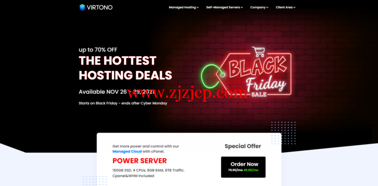 #黑五#virtono：全场最低 3 折优惠，标准 vps 首月€2.68 起，大内存 vps 首月€18 起，大硬盘 vps 首月€30 起