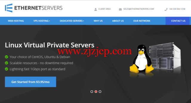 EtherNetservers：美国便宜 vps，1 核/1GB 内存/30GB 硬盘/2TB 流量/2IP/1Gbps 端口，$12/年
