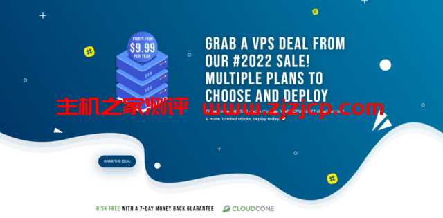 CloudCone：便宜美国 vps，洛杉矶机房，1 核/512MB 内存/20GB 硬盘/2TB 流量/1Gbps 端口，.99/年