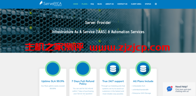 servarica：加拿大 vps，4 核/3GB 内存/2TB 硬盘@每日增加 3GB 硬盘/不限流量/100Mbps 端口，$10/月起