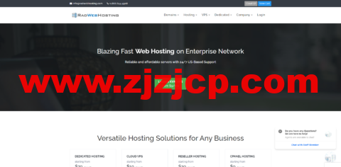 Radwebhosting：全场 7.5 折优惠，KVM VPS 月付$10.50 起，独立服务器月付$79.00 起