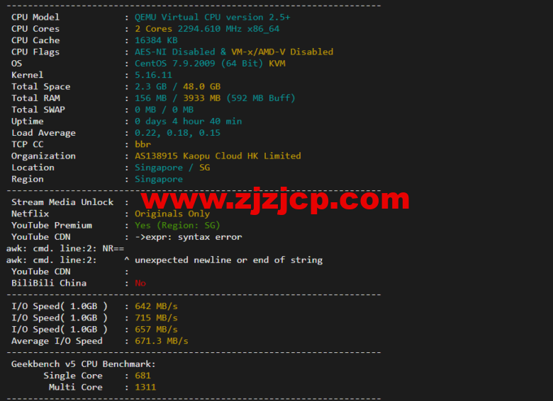lightnode：新加坡 VPS，1 核/2G 内存/50G 硬盘/1000GB 流量，月付.71，解锁流媒体/小时计费，简单测评