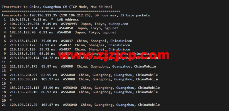 raksmart：日本云服务器，大陆优化网络（部分地区 cn2，as4837 回国），简单测评