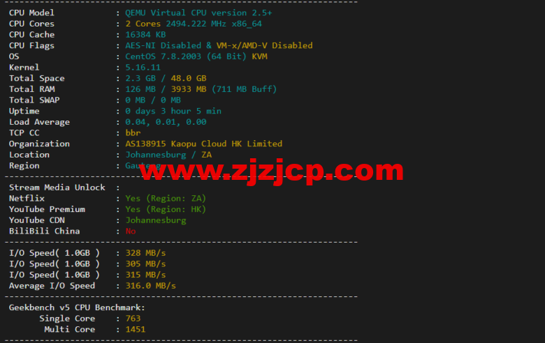 lightnode：南非 VPS，1 核/2G 内存/50G 硬盘/1000GB 流量，月付$7.71，解锁流媒体/小时计费，简单测评
