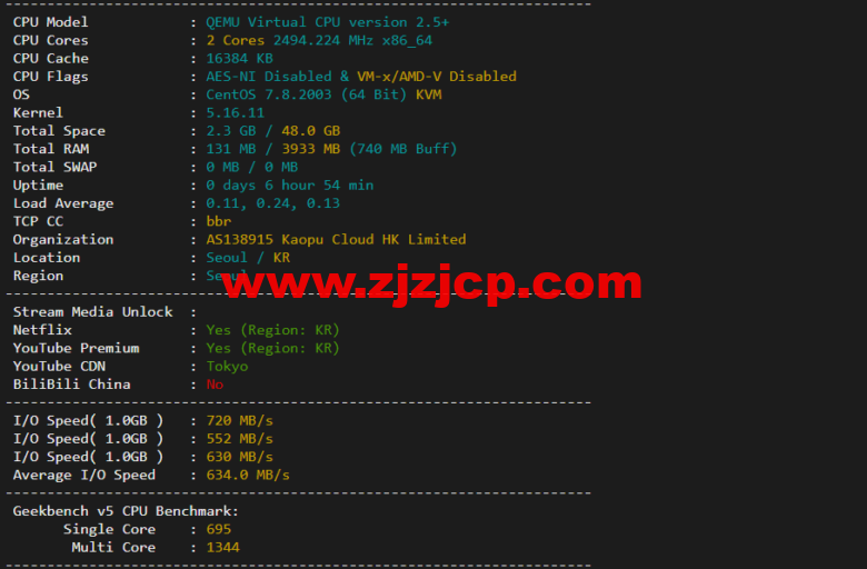 lightnode：韩国 VPS，1 核/2G 内存/50G 硬盘/1000GB 流量，月付$7.71，解锁流媒体/小时计费，简单测评