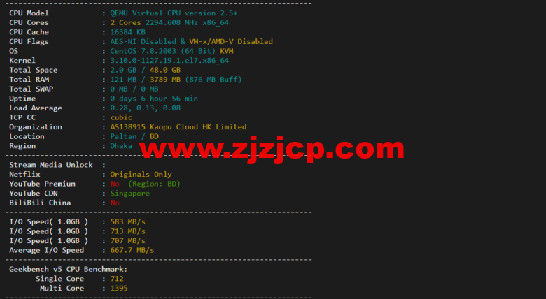 lightnode：孟加拉国 VPS，1 核/2G 内存/50G 硬盘/1000GB 流量，月付.71，解锁流媒体/小时计费，简单测评