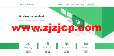 HostFactor：送免费虚拟主机，另有虚拟主机最低€15 终身使用