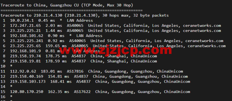 10gbiz：洛杉矶 VPS 云服务器（CN2 GIA）线路，简单测评