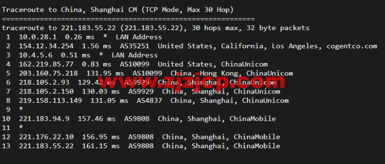 10gbiz：洛杉矶 CU2 VIP 云服务器（CU2 VIP）线路，简单测评