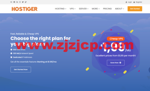 hostiger：便宜 vps，1 核/1G 内存/20G SSD 硬盘/1TB 流量/300M 带宽，$3.99/月起，5 年付仅需$1.99/月，可选伊斯坦布尔/阿姆斯特丹/堪萨斯城机房