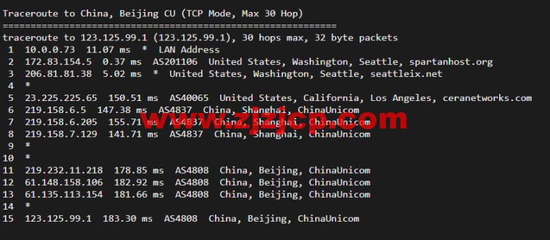 斯巴达(SpartanHost)：西雅图机房高防 vps，E5 KVM VPS（去程直连，AS4837 回程），简单测评
