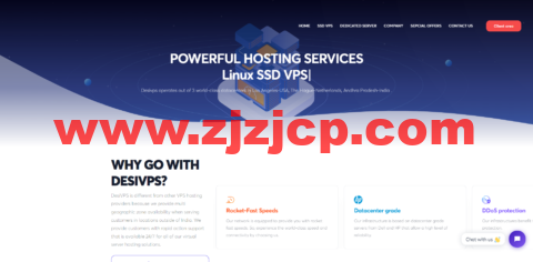 DesiVPS：美国便宜 vps，洛杉矶机房，1 核/1G 内存/10G NVME 硬盘/1.5TB 流量/1Gbps 带宽，$20/年起，印度独立服务器$60/月起