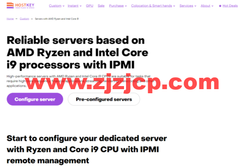 HOSTKEY ：俄罗斯、荷兰 AMD Ryzen 9 GPU 显卡服务器/RTX A5000 / A4000 GPU 服务器限时优惠，最高 20% 折扣，可免费试用