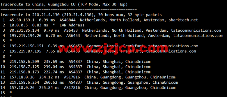#2022 年 5 月#sharktech(鲨鱼机房)：公有云荷兰阿姆斯特丹机房简单测评，16 核/32G 内存/1200G SSD/5T 流量/10G 端口，.82/月起