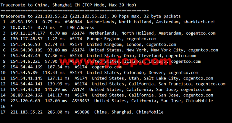 #2022 年 5 月#sharktech(鲨鱼机房)：公有云荷兰阿姆斯特丹机房简单测评，16 核/32G 内存/1200G SSD/5T 流量/10G 端口，.82/月起