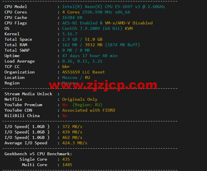 #2022 年 5 月#JustHost：俄罗斯 vps/美国 vps，可自由更换 IP，7.7 元/月起，附峡湾（莫斯科）Fiord (Moscow)机房简单测评（第二次测评）