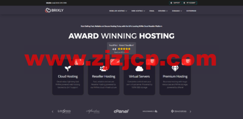 Brixly：英国 VPS，1 核/1G 内存/30GB SSD 硬盘/不限流量/100Mbps 带宽，£ 10/月（首月只需 1 英镑）