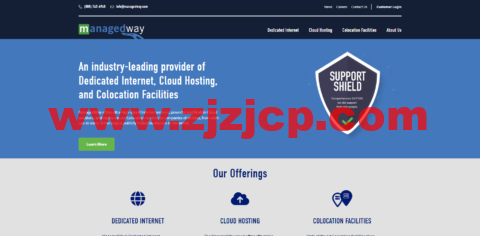 ManagedWay：美国大硬盘服务器，AMD Opteron-16 核/64GB 内存/116TB 硬盘/不限流量/1Gbps 带宽，$199/月