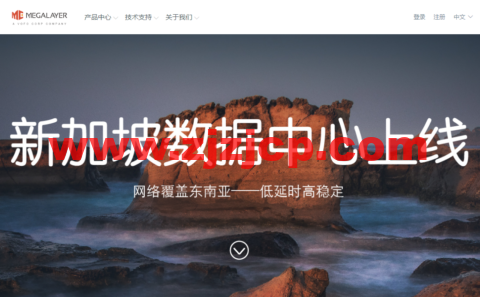 Megalayer：新加坡 vps，原生 IP，1 核/1G 内存/50GB 硬盘/不限流量，年付 249 元起，新加坡/香港/菲律宾/美国 VPS 年付 199 元起，特价独立服务器 399 元/月起