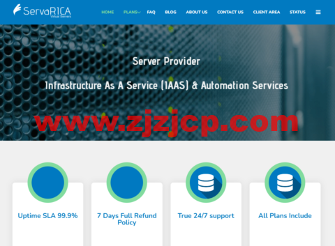 servarica：加拿大存储 vps，4 核/10GB 内存/150GB NVMe 硬盘/不限流量/100Mbps 带宽，$10.00/月