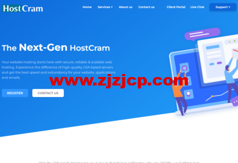 HostCram LLC：美国达拉斯 i9-11900K 高性能 CPU 系列 vps，2 核/4G 内存/80g NVMe/4T 流量/1Gbps 带宽，$10/月，$50/半年，支持 windows