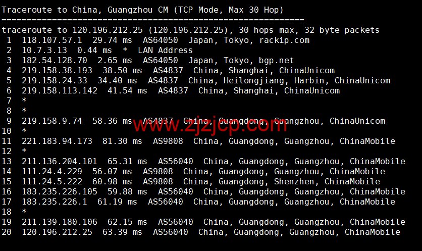 萝卜数据：日本 CN2 BGP 云服务器，電信去程 163，回程 CN2，移動聯通去程回程直连，月付.7 起，原生 IP，解锁 tiktok，附简单测评