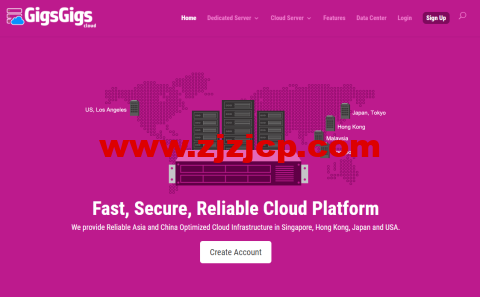 GigsGigsCloud：香港服务器，L5220/16GB 内存/1TB 硬盘/6TB 流量/100Mbps 带宽，/月起，可选 PCCW/国际带宽或者 CN2 线路