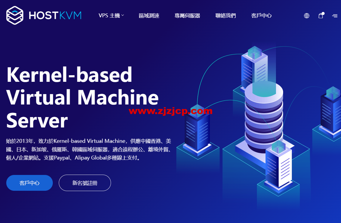 HostKvm：澳大利亚 vps，1 核/2G 内存/40G 硬盘/500GB 流量/100Mbps 带宽，$5.6/月起