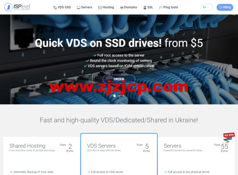 ISPlevel：全场 VPS 45 折优惠，1 核/1GB 内存/10G SSD 硬盘/不限流量/200Mbps 带宽，$2.25/月起，可选洛杉矶/荷兰/乌克兰/波兰等机房