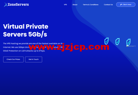 X-ZoneServers：罗马尼亚 vps，1 核/2GB 内存/20GB SSD 硬盘/不限流量/5Gbps 带宽，€6.5/月起