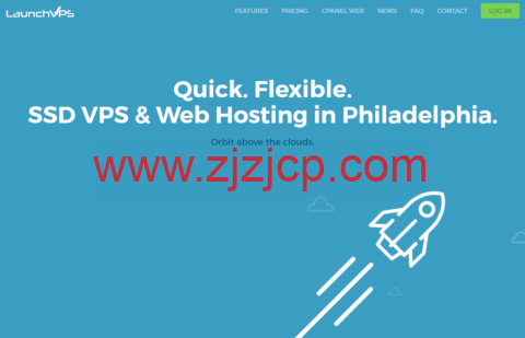 LaunchVPS：美国 vps，费城机房，1 核/768MB 内存/20GB SSD 硬盘/768GB 流量/500Mbps 带宽，$17.76/年