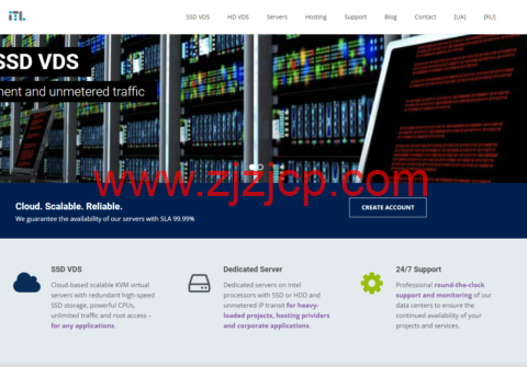 ITLDC：大硬盘 vps，1 核/512MB 内存/100GB 硬盘/500GB 流量/100Mbps 带宽，€2.99/季，可选欧洲/美国/亚洲机房
