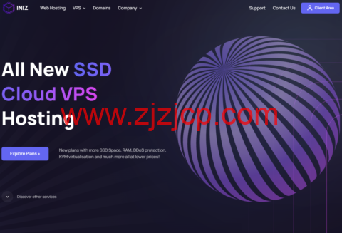 INIZ：英国 vps，伦敦机房，1 核/1G 内存/10G SSD 硬盘/1TB 流量/1Gbps 带宽，£3.50/月起