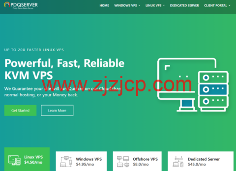 pdqserver：德国 windows vps，1 核/2G 内存/30GB NVME 硬盘/不限流量/1Gbps 带宽，$8.95/月起