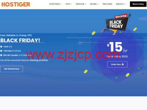 #黑五#Hostiger：土耳其机房 VPS，1 核/1G 内存/20GB SSD 硬盘/500G 流量/300Mbps 带宽，$15/年起