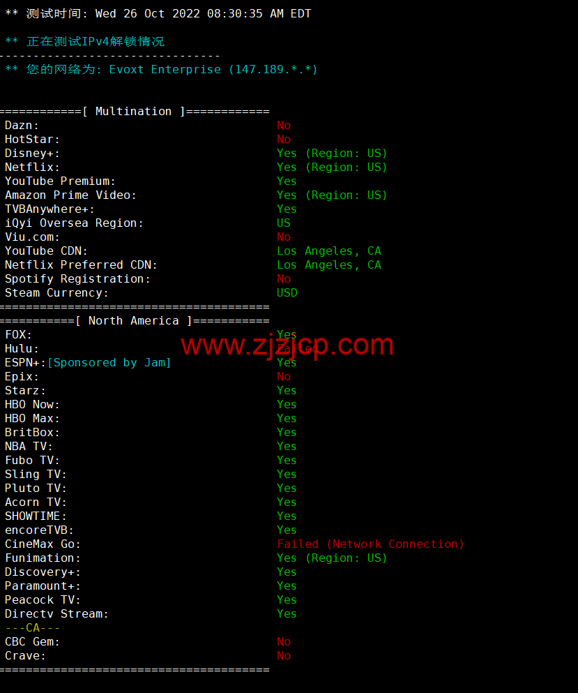 Evoxt：美国 VPS 云服务器，1 核/512MB 内存/5G 硬盘/500G 流量，$2.99 /月起，原生 ip，解锁 tiktok，Netflix，Disney+，简单测评