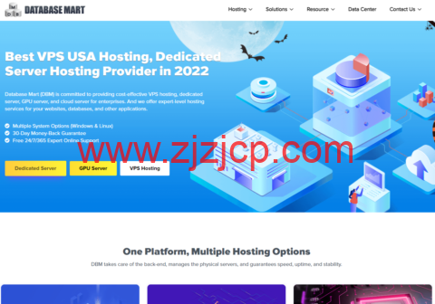 Database Mart: 美国 VPS/GPU 独服，双十一 decoding=