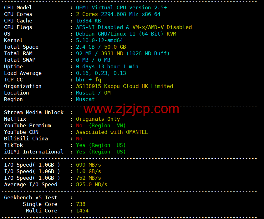 lightnode：阿曼马斯喀特机房 VPS，1 核/2G 内存/50G 硬盘/1000GB 流量/100Mbps 带宽，月付$7.71 起，简单测评