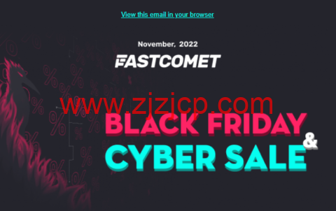 #黑五#FastComet：共享主机高达 85%优惠，$1.49/月起，VPS 云服务器 60%优惠，$23.95/月起，专用服务器 40%优惠，$83.40/月起