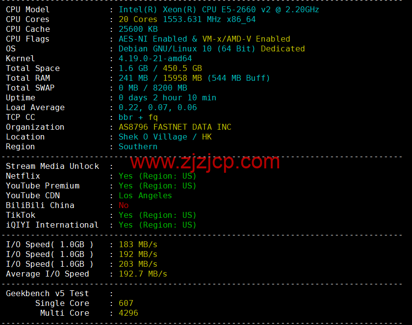 华纳云：美国站群服务器，E5-2660V2，不限流量，50Mbps 带宽，1C-4C（最高 253 个 IP），1488 元/月起，附简单测评