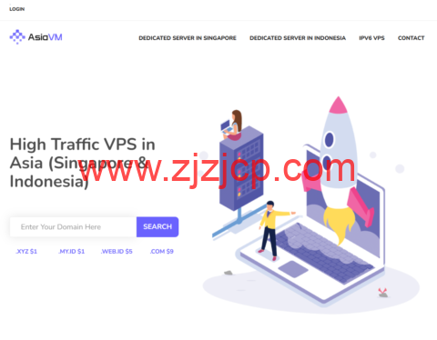 #年终促销#AsiaVM：ipv6 vps，7.5 折优惠，1 核/1GB 内存/10GB 硬盘/2TB 流量/1Gbps 带宽，$1/月起