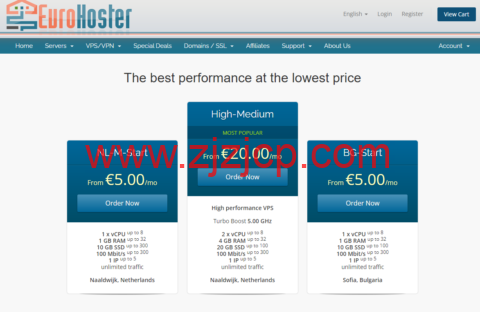 eurohoster：荷兰机房独立服务器，2*E5-2620v4/32GB 内存/1TB HDD/100TB 流量/1Gbps 带宽，€74.54/月