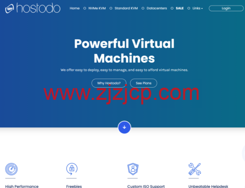 Hostodo：美国 vps，2 核/2GB 内存/20GB NVMe/5TB 流量/1Gbps 带宽，$25/年，可选拉斯维加斯/迈阿密等机房，免费 DirectAdmin 授权