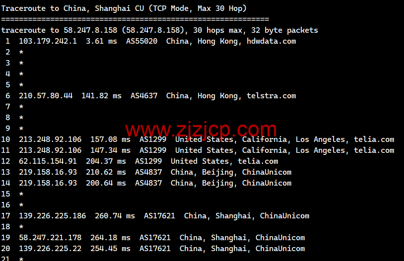 白源云：香港建站 vps，双程 cn2 gia，2 核/2G/60GB SSD/不限流量/2Mbps 带宽，158 元/月起，附简单测评