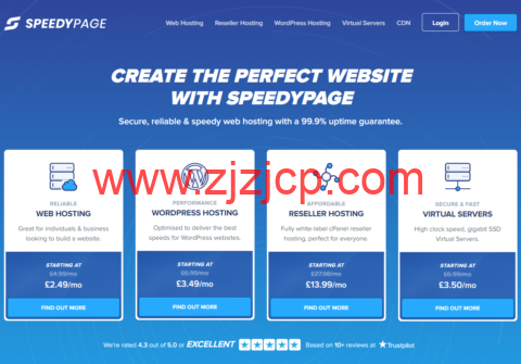 SpeedyPage：全场 9 折，AMD Ryzen cpu，DDR5 内存，Gen4 NVMe，$4.83/月起，阿什本机房
